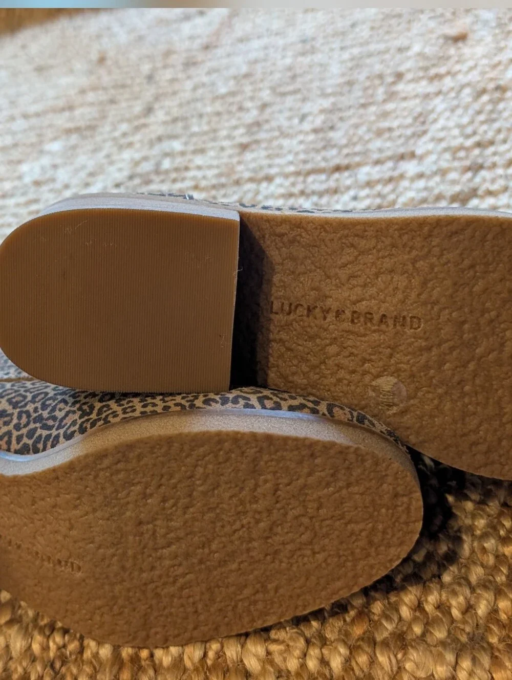 Lucky Brand Leopard Print Ankle Boots